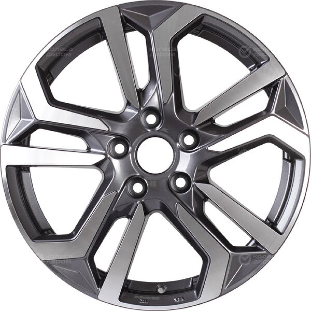 Колесный диск Replay CHG40 7xR17 5x110 ET46 DIA63.3 насыщенный темно-серый полностью полированный