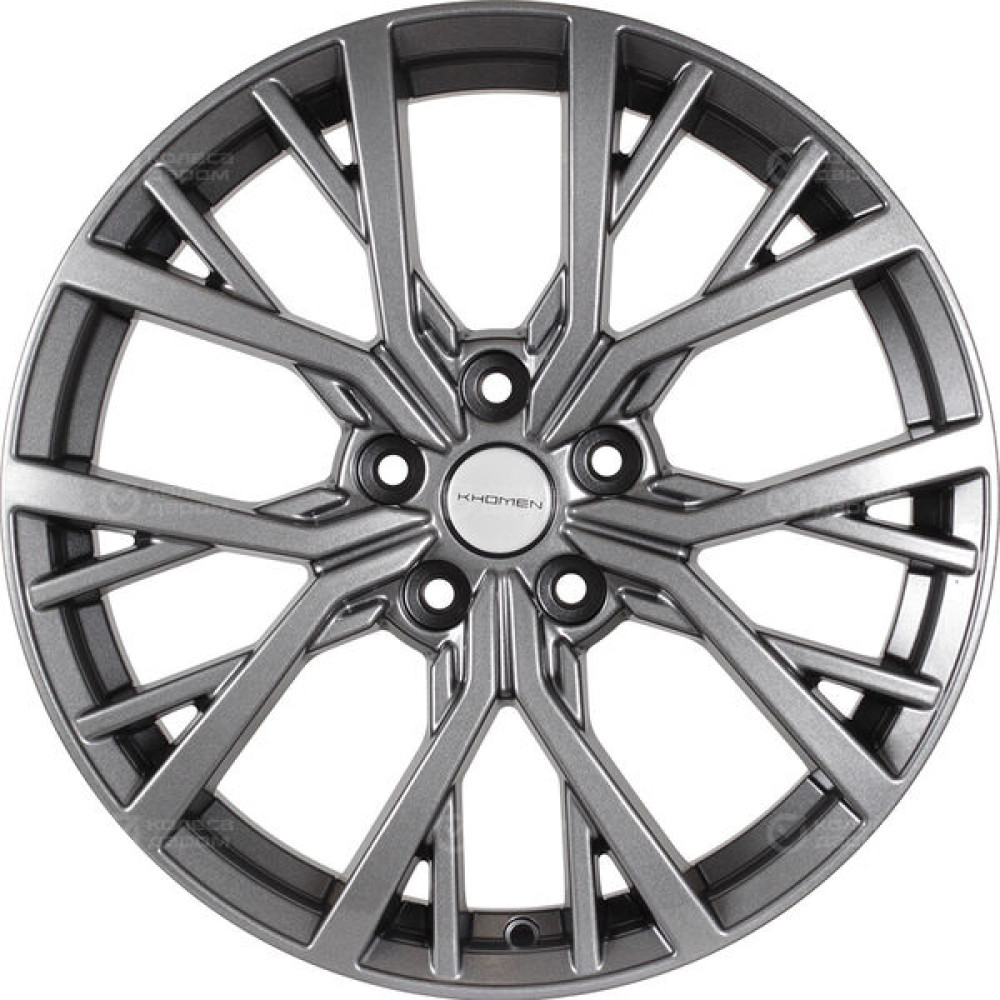 Колесный диск KHOMEN KHW1806 (18_ZV Haval Jolion) 7xR18 5x114.3 ET37 DIA66.5 насыщенный темно-серый