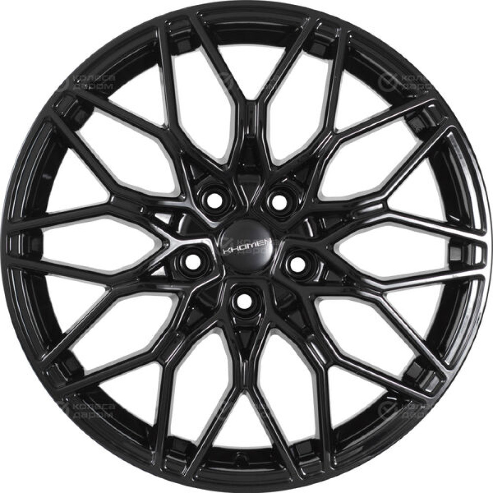 Колесный диск KHOMEN KHW1813 (Chery Tiggo 7 (Pro/Pro Max) 7xR18 5x108 ET33 DIA60.1 черный глянцевый