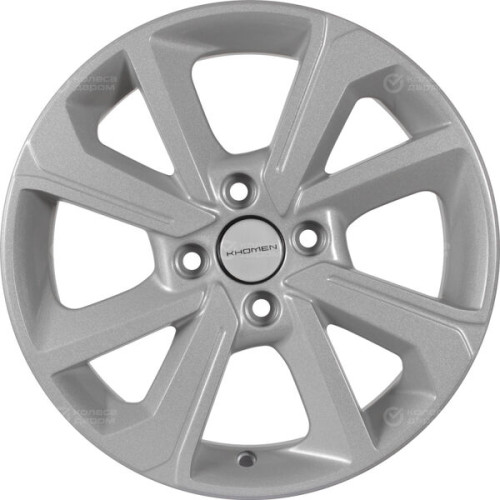 Колесный диск KHOMEN KHW1501 (15_Rio I) 6xR15 4x100 ET48 DIA54.1 серебристый