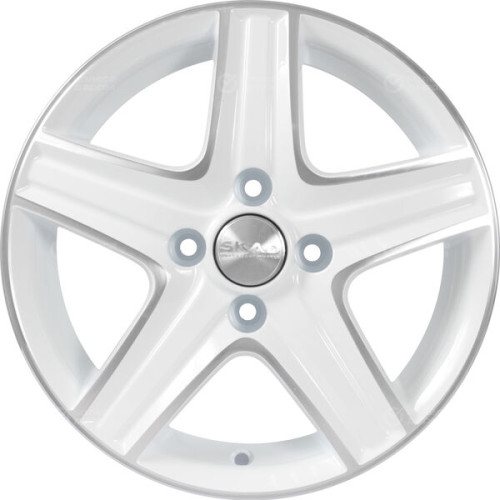 Колесный диск СКАД Магнум 5.5xR14 4x98 ET38 DIA58.6 белый с полированной лицевой частью