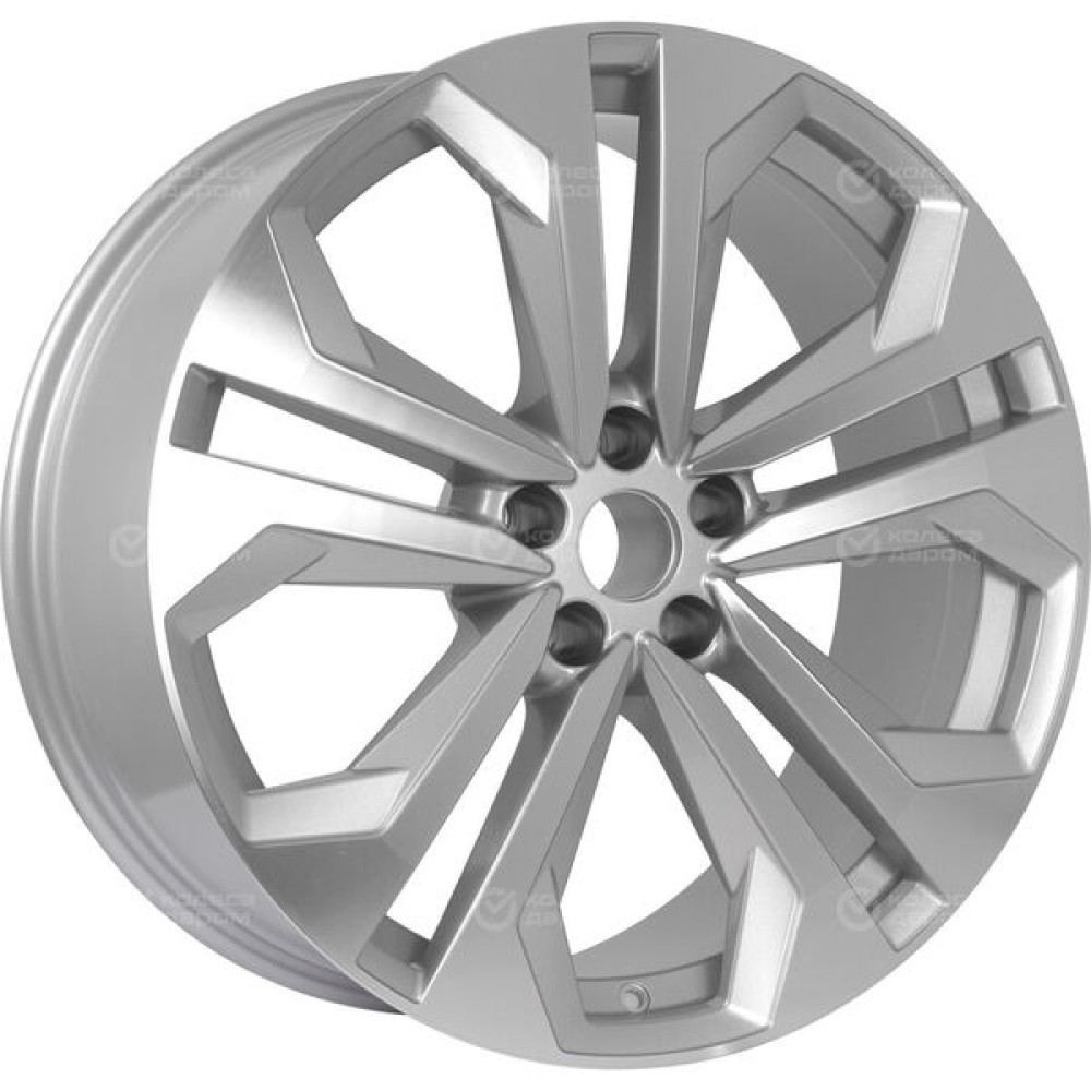 Колесный диск Replay B247 9xR20 5x112 ET35 DIA66.6 серебристый, с полированной лицевой поверхностью