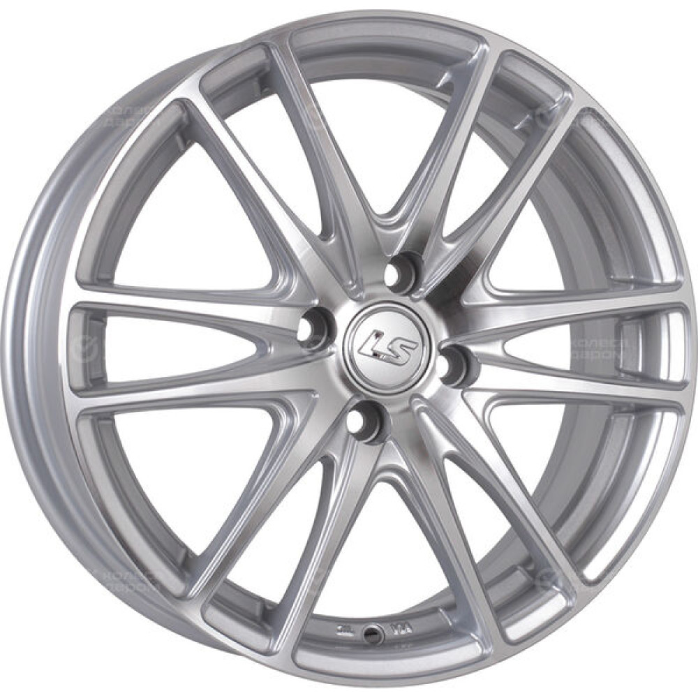 Колесный диск LS LS 362 6xR16 4x100 ET50 DIA60.1 серебристый полированный