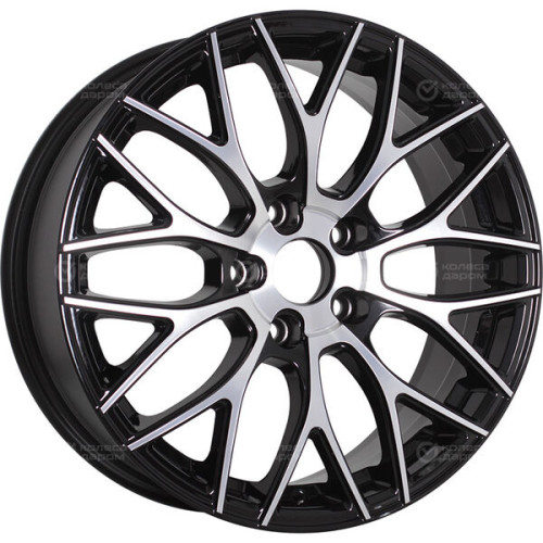 Колесный диск RST R137 7xR17 4x108 ET26 DIA65.1 глянцевый черный с полированной лицевой частью