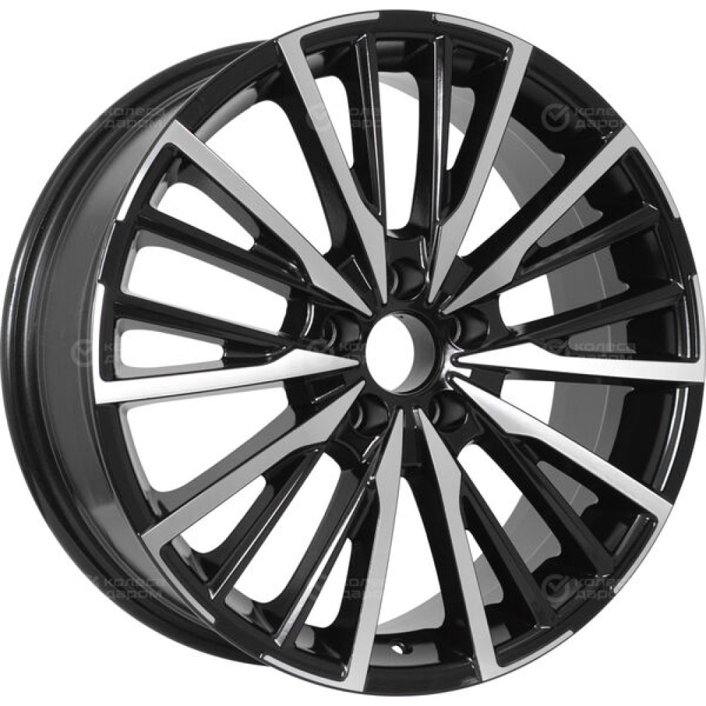 Колесный диск RST R178 7xR18 5x108 ET36 DIA65.1 глянцевый черный с полированной лицевой частью