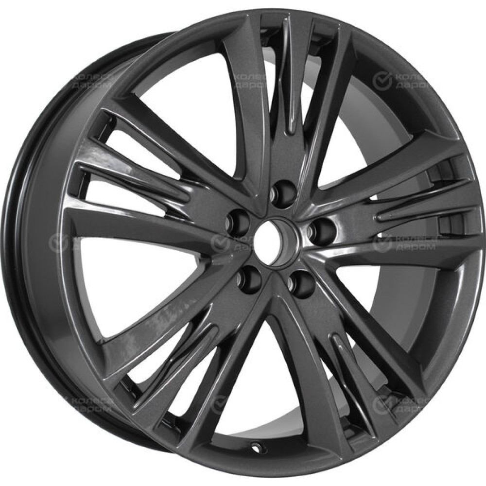 Колесный диск КиК Атлас 8.5xR20 5x130 ET55 DIA71.6 насыщенный темно-серый полностью полированный