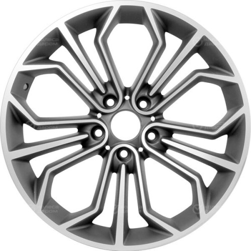 Колесный диск Replay B112 10xR19 5x120 ET53 DIA74.1 насыщенный темно-серый полностью полированный