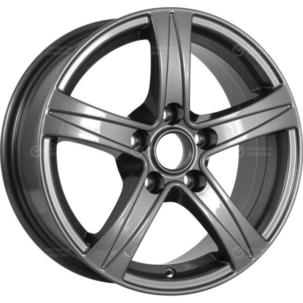 Колесный диск СКАД Sakura 6.5xR15 5x112 ET35 DIA57.1 темно-серый цвет с перламутровыми оттенками