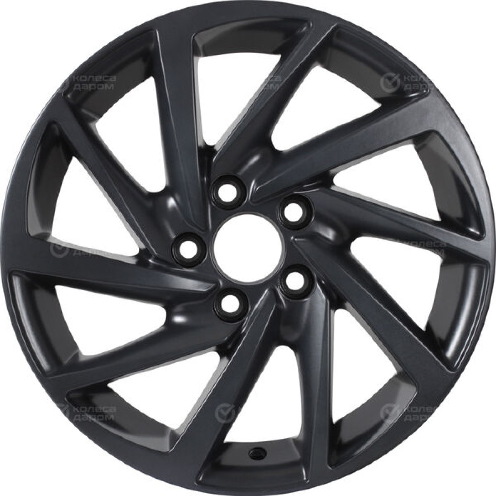 Колесный диск KDW KD1530 6xR15 4x100 ET46 DIA60.1 черный матовый