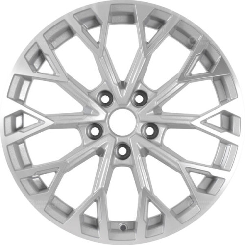 Колесный диск KHOMEN KHW1718 (Haval Jolion) 7xR17 5x114.3 ET37 DIA66.5 серебристый