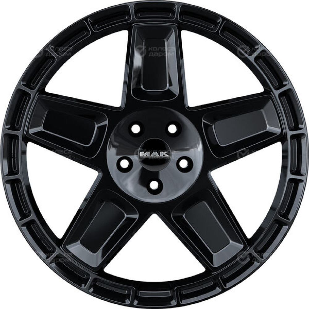 Колесный диск MAK Trek 9xR20 5x130 ET25 DIA84.1 чёрный глянцевый