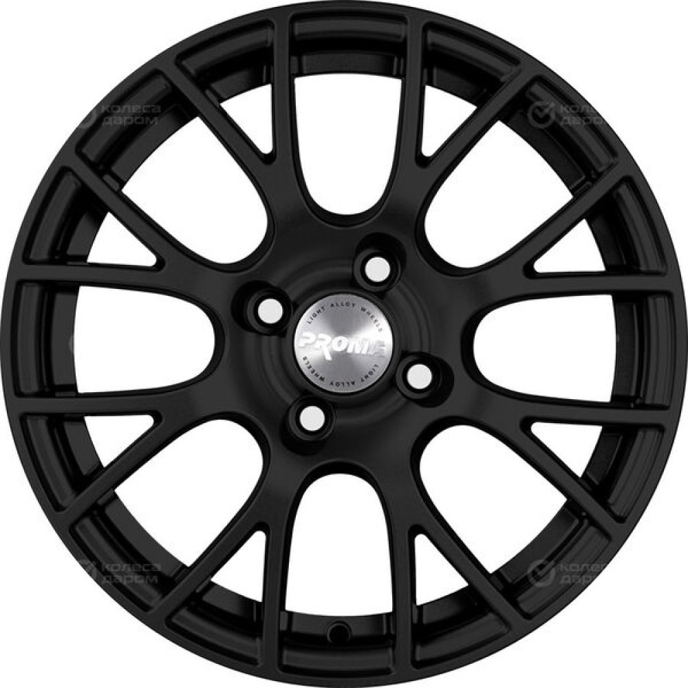 Колесный диск Proma GT 6.5xR16 5x114.3 ET43 DIA67.1 черный матовый