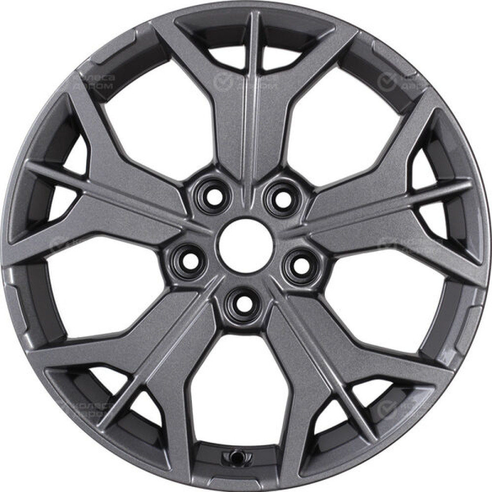 Колесный диск KHOMEN KHW1715 (ZV_17 RAV4) 7xR17 5x114.3 ET39 DIA60.1 насыщенный темно-серый