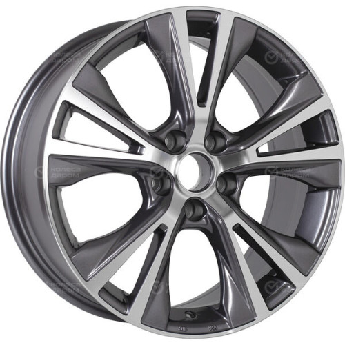 Колесный диск Replay TY211 7.5xR18 5x114.3 ET30 DIA60.1 насыщенный темно-серый полностью полированный