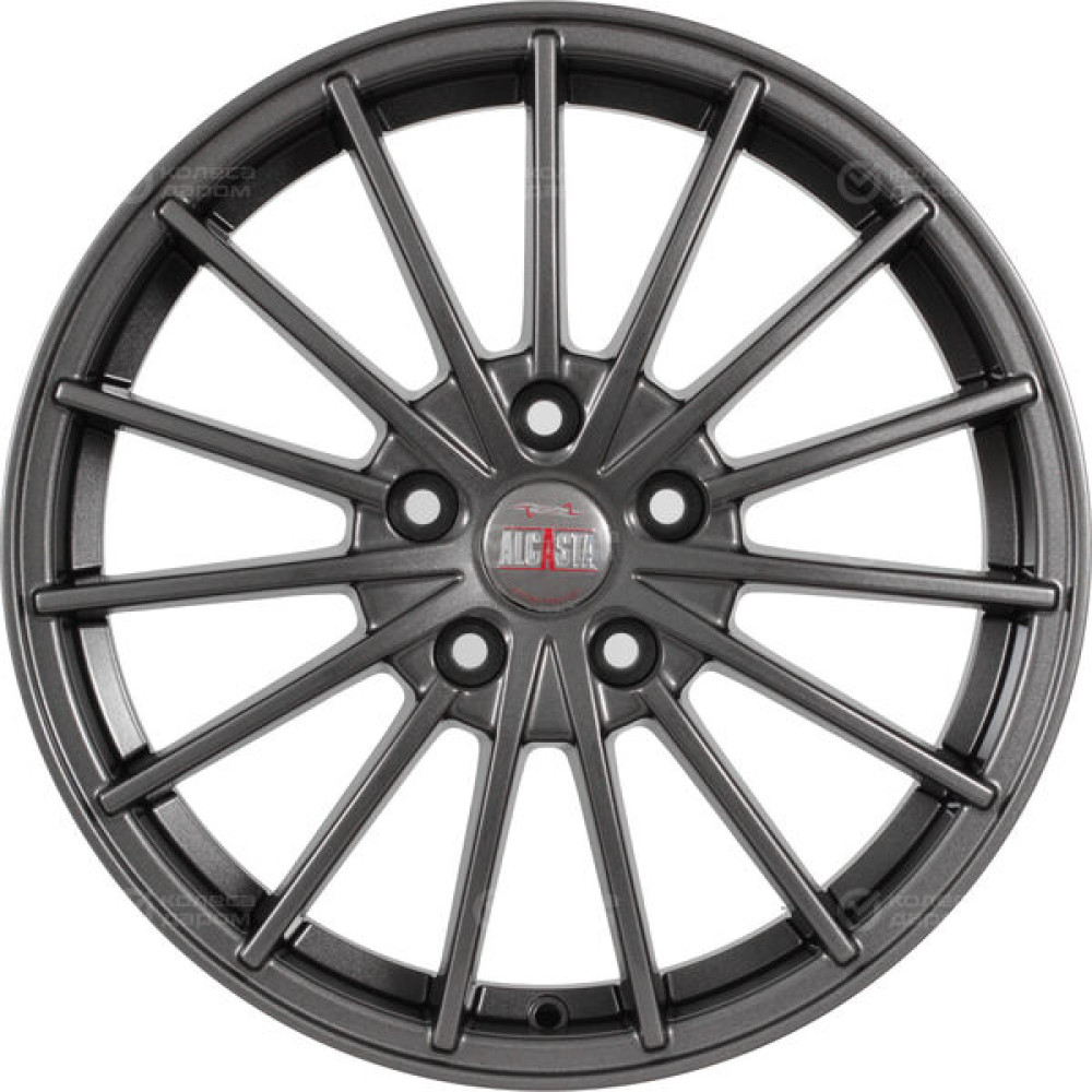 Колесный диск Alcasta M60 7xR17 5x114.3 ET40 DIA64.1 темно-серый цвет с перламутровыми оттенками