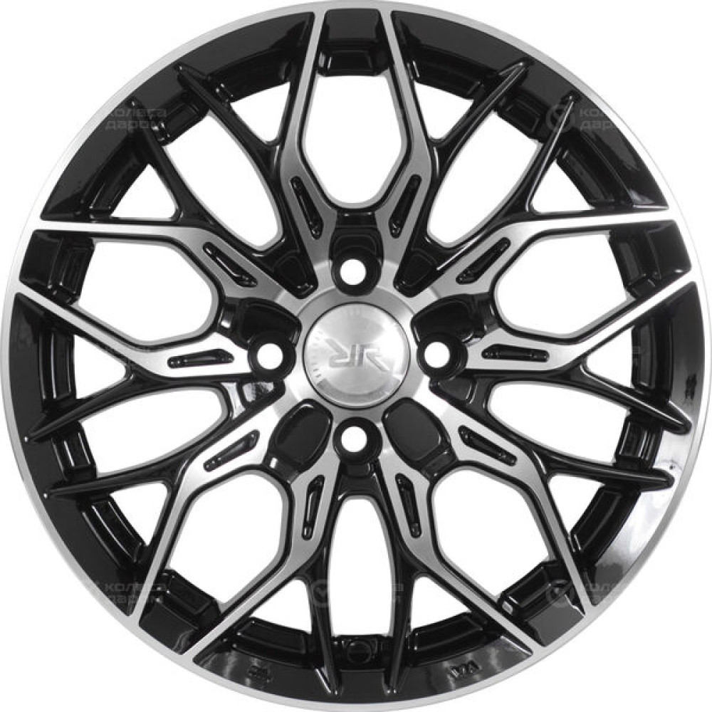Колесный диск Race Ready CSSD2853 6xR14 4x100 ET35 DIA60.1 черный глянцевый с проточкой