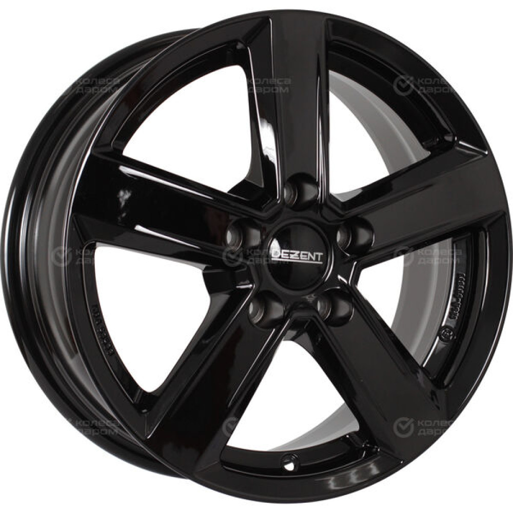 Колесный диск Dezent TU 6.5xR16 5x108 ET50 DIA63.4 черный глянцевый