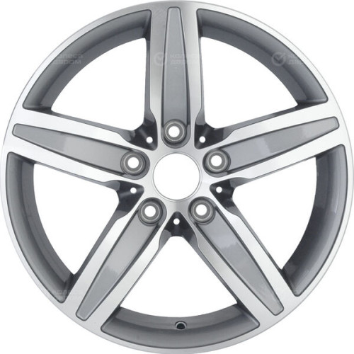 Колесный диск Replay B142 7.5xR17 5x120 ET37 DIA72.6 насыщенный темно-серый полностью полированный