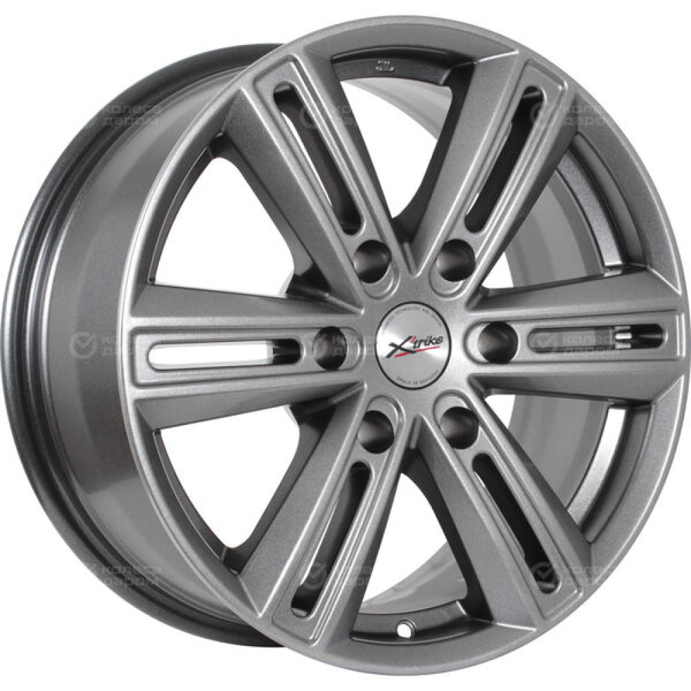 Колесный диск X-trike X124 7.5xR17 6x139.7 ET25 DIA106.1 темно-серебристый