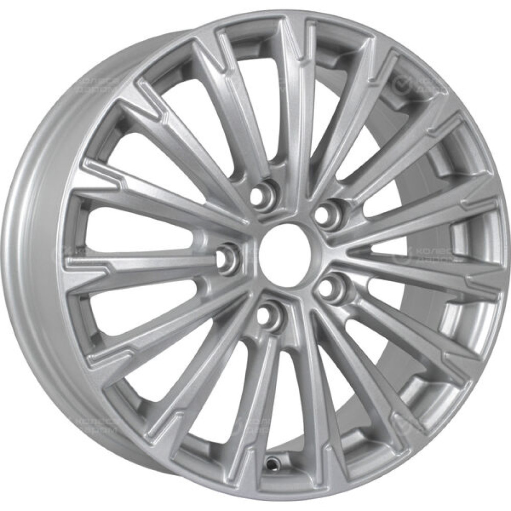 Колесный диск KDW KD1610 6.5xR16 5x108 ET50 DIA63.4 глянцевый серебристый