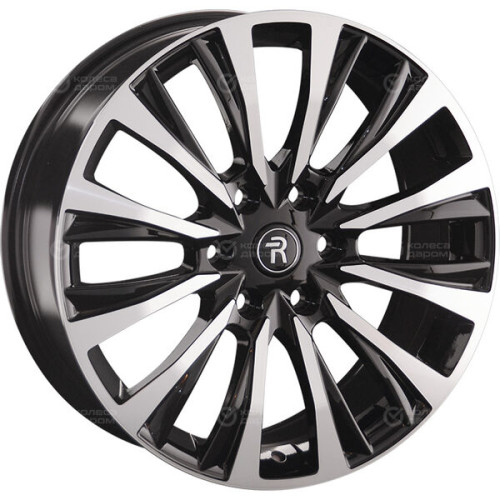 Колесный диск Replay KI367 8xR20 6x114.3 ET46 DIA67.1 черный глянцевый с полированной лицевой частью