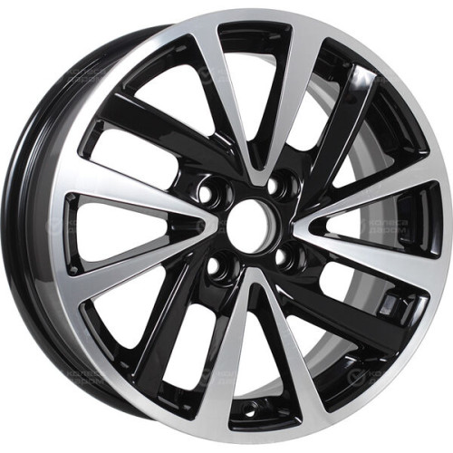 Колесный диск iFree Original КС899 (ZV 15_Sandero Stepway) 6xR15 4x100 ET36 DIA60.1 черный глянцевый с полированными элементами лицевой поверхности