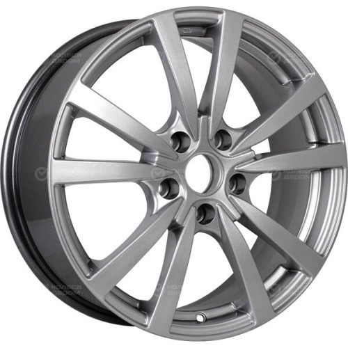 Колесный диск Carwel Гранд 107 7xR17 5x110 ET46 DIA63.35 темно-серебристый