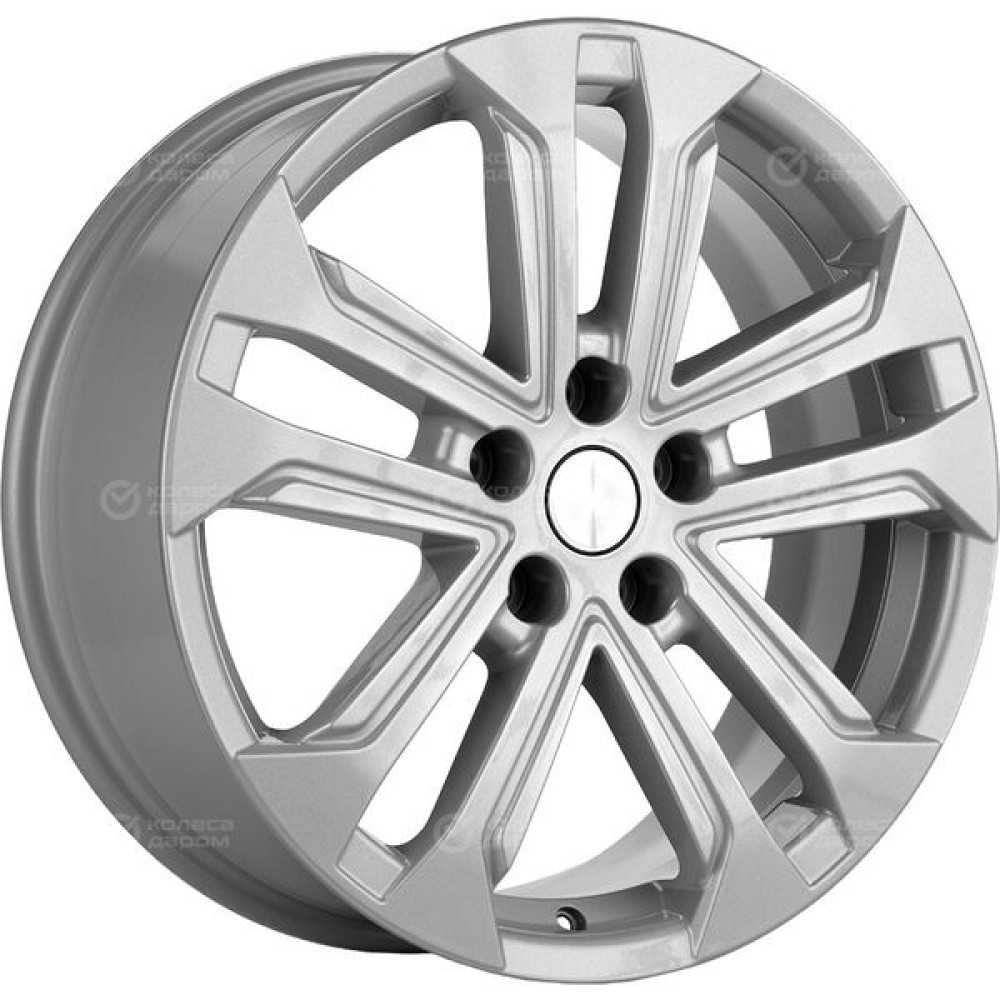Колесный диск Carwel Куж 1803 7xR18 5x108 ET46 DIA63.4 серебристый