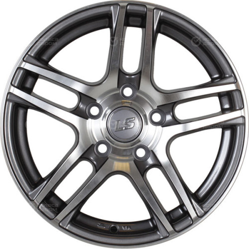 Колесный диск LS LS 285 7xR17 5x100 ET45 DIA73.1 насыщенный темно-серый полностью полированный