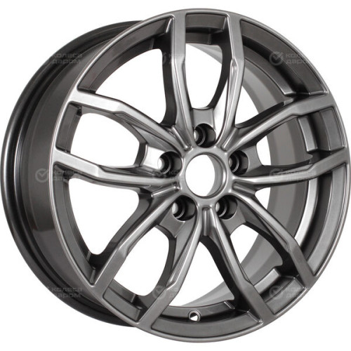 Колесный диск КиК Фрост 6.5xR15 5x100 ET38 DIA57.1 (уценка) темно-серебристый