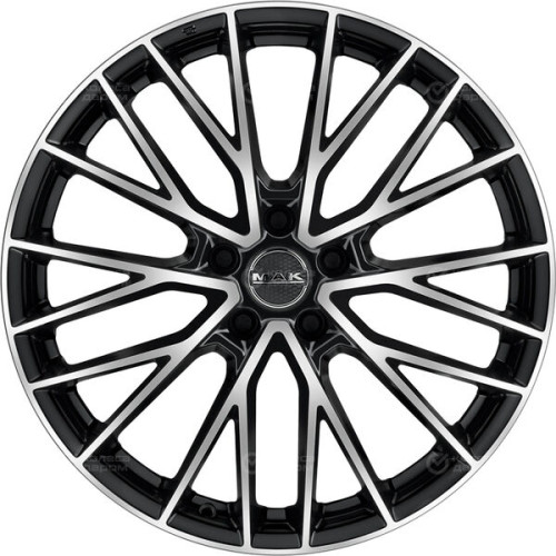 Колесный диск MAK SPECIALE 8.5xR20 5x108 ET45 DIA63.4 черный глянцевый с полированной лицевой частью