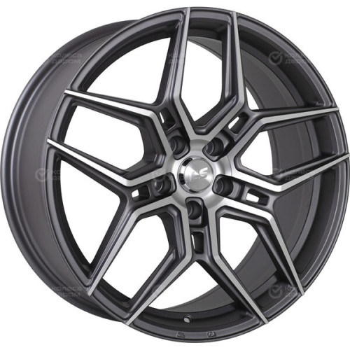 Колесный диск LS LS 1266 8.5xR20 5x112 ET35 DIA66.6 темно-серый матовый ,частично полированный