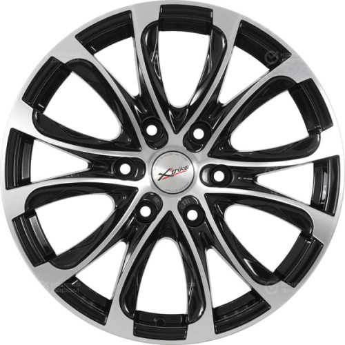 Колесный диск X-trike X134 8xR18 6x139.7 ET36 DIA100.1 черный глянцевый с полированной лицевой поверхностью