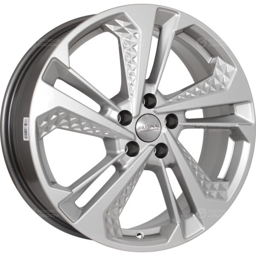 Колесный диск СКАД KL-1069 7xR18 5x108 ET33 DIA60.1 серебристый