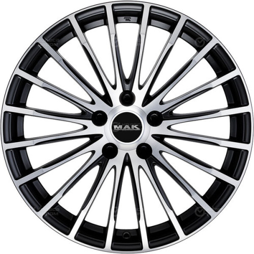 Колесный диск MAK STARLIGHT 8xR18 5x112 ET25 DIA66.6 черный матовый с полированной лицевой частью