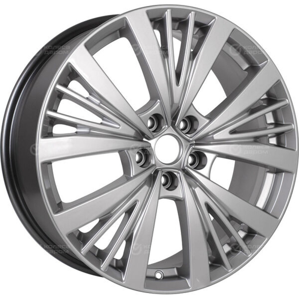 Колесный диск КиК Марвел 7.5xR19 5x114.3 ET45 DIA66.1 серебристый
