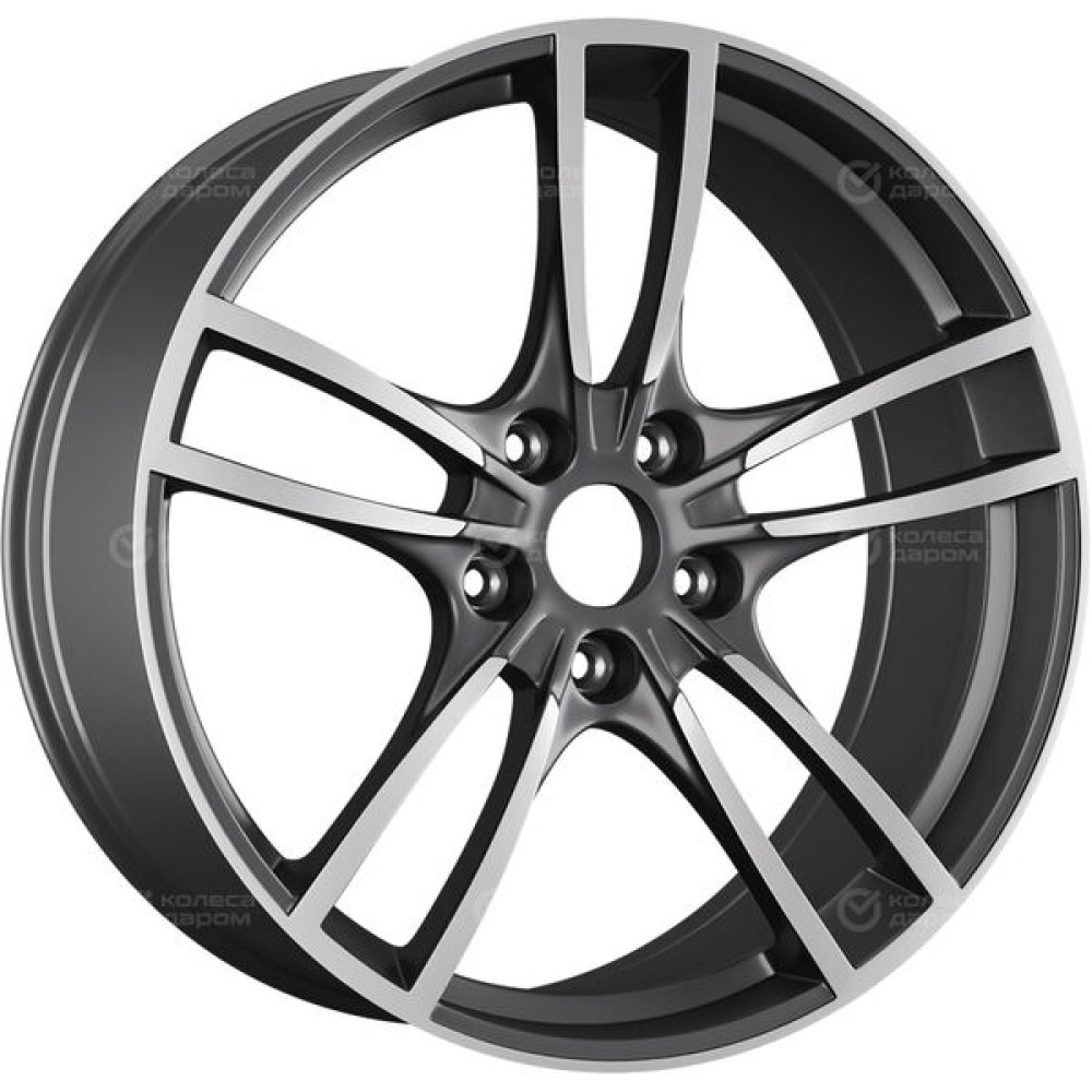 Колесный диск Replay PR26 11xR21 5x130 ET58 DIA71.6 насыщенный темно-серый полностью полированный