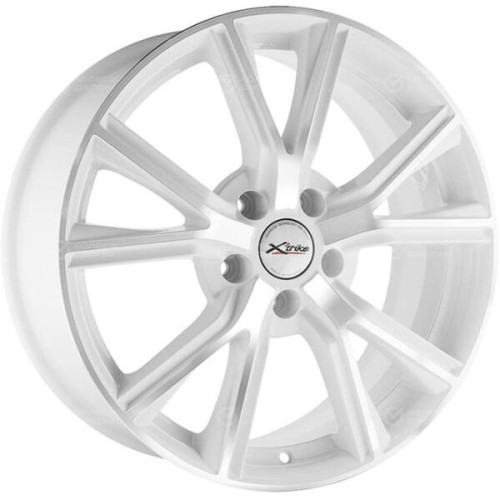 Колесный диск X-trike X122 7.5xR18 5x100 ET48 DIA56.1 белый глянцевый с полированной лицевой поверхностью