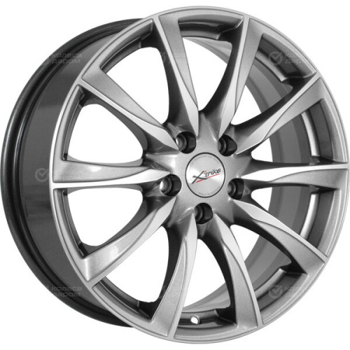 Колесный диск X-trike X120M 7xR17 5x108 ET45 DIA60.1 темно-серебристый полированный