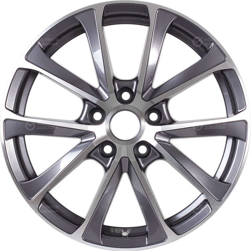 Колесный диск Replay LX130 7xR17 5x114.3 ET35 DIA60.1 насыщенный темно-серый полностью полированный