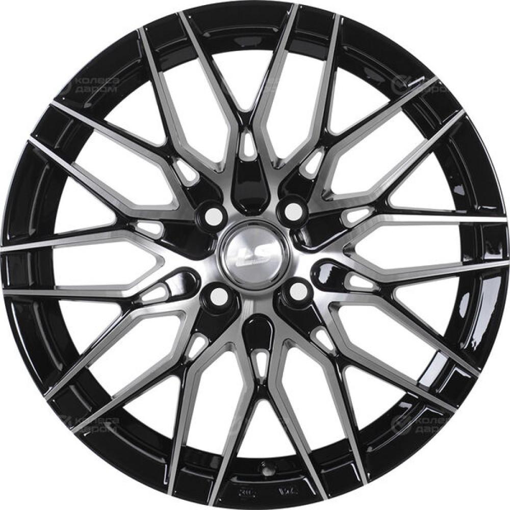 Колесный диск LS LS 1263 8xR18 5x114.3 ET35 DIA60.1 черный полностью полированный