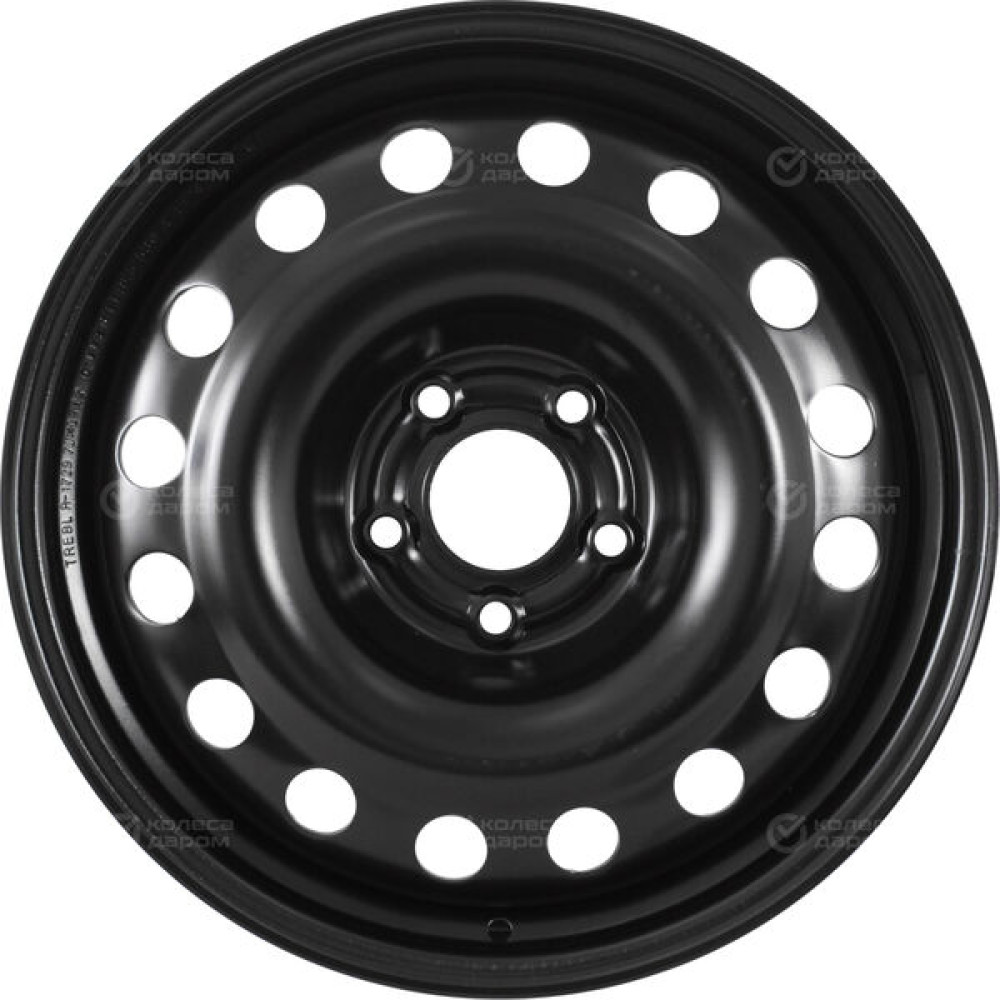 Колесный диск Trebl R-1729 Trebl 7xR17 5x114.3 ET48.5 DIA67.1 черный