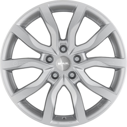 Колесный диск MAK HIGHLANDS 8xR19 5x108 ET45 DIA63.4 серебристый