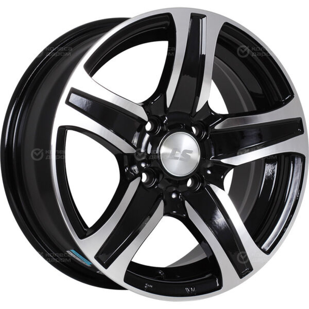Колесный диск LS LS 145 6.5xR15 4x100 ET40 DIA73.1 черный полностью полированный