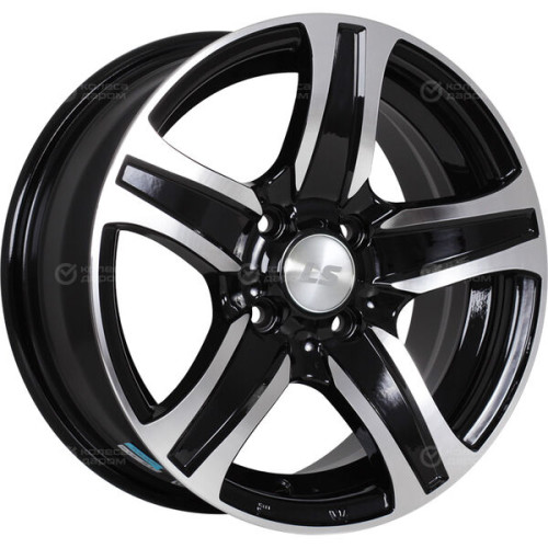 Колесный диск LS LS 145 6.5xR15 4x100 ET40 DIA73.1 черный полностью полированный