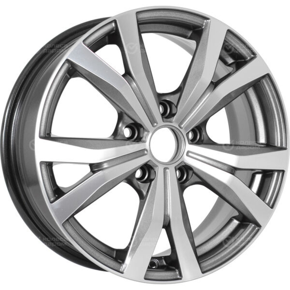 Колесный диск X-trike X119 6.5xR16 5x114.3 ET45 DIA67.1 темно-серебристый с полированной лицевой частью