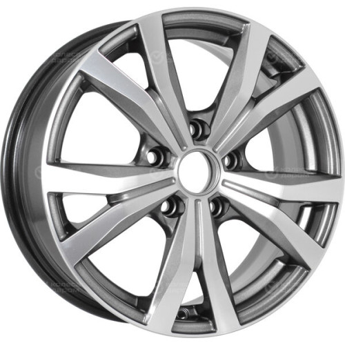 Колесный диск X-trike X119 6.5xR16 5x114.3 ET45 DIA67.1 темно-серебристый с полированной лицевой частью