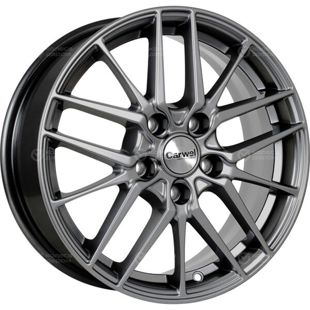Колесный диск Carwel Лача 6.5xR16 5x112 ET46 DIA57.1 серый матовый