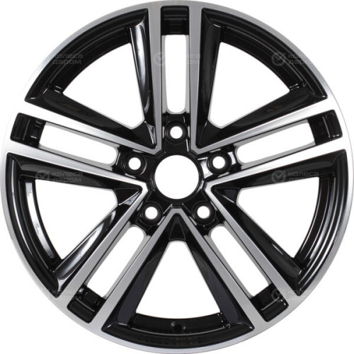 Колесный диск iFree Катар 6.5xR16 5x112 ET40 DIA57.1 чёрный глянцевый с полированной лицевой частью