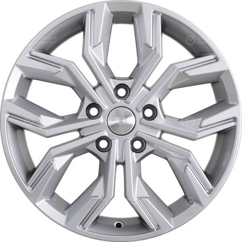 Колесный диск СКАД Амиата 7xR17 5x114.3 ET35 DIA67.1 серебристый